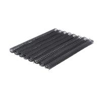 TIKATARER 100 de Encuadernación de Alambre de Doble Bucle, Bobinas de Encuadernación en Espiral de 34 Bucles de 9/16 Pulgadas, Alambre de A4 con Paso 3:1 y Capacidad de 120 Hojas, Ideal para (BLACK)