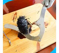 TIKATARER Abridor de Erizos de Mar, Tijeras para Mariscos de Acero Inoxidable, Herramienta Multifuncional para Mariscos, Utensilio de Cocina de Grado Profesional con y Diseño de Gancho para Langosta