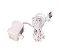 TIKATARER Bomba de Fuente de Agua para Mascotas, Bomba de Repuesto de bajo Voltaje Alimentada por USB Ultra Silenciosa con Perilla de Ajuste para Dispensador de Agua para Perros
