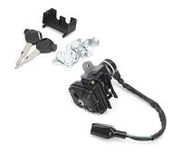 TIKATARER Conjunto de Interruptor de Encendido para Scooters GY6, Puerto | Reemplazo de cerradura de llave de metal, interruptor de arranque de scooter resistente al aceite