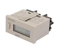 TIKATARER Contador Electrónico, Contador Eléctrico Digital Totalizador, Pantalla LCD de 6 Dígitos AC 110-220V H7ET BVM Digital para Grabación en el Tiempo en Aplicaciones Industriales (0.0 horas)