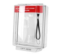 TIKATARER Cubierta para Punto de Llamada de Incendio, Compatible con | Protector contra agua y polvo IP67, escudo protector de PC, cubierta de emergencia transparente para uso en interiores y