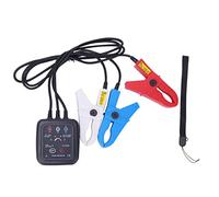 TIKATARER Detector de Secuencia de Fases sin Contacto para Electricistas, | Prueba de pérdida y rotación inversa, medidor trifásico con zumbador LED, carcasa magnética para instalación de motor,