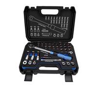 TIKATARER Juego de Llaves Dinamométricas, 2-24 NM, 1/4 Pulgadas, 72 Dientes, Kit de Herramientas de Trinquete Reversible, con Estuche de Almacenamiento para Bicicletas, Motocicletas