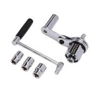 TIKATARER Llave de Torsión Multiplicadora para Camiones Remolques, 1/2 | Extractor manual de tuercas, relación 1:16, 680 Nm con vasos de 17 19 21 mm