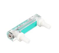 TIKATARER Medidor de Flujo de Gas para Oxígeno y Nitrógeno, de 1 a 5 LPM | Flotador negro de panel acrílico, 0,6 MPa, medidor de velocidad de aire para uso en laboratorio industrial