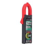 TIKATARER Pinza Amperimétrica Digital, Multímetro Amperímetro con Abrazadera 400A Probador de Corriente CC Automotriz con Linterna y Detección de Voltaje NCV, para Identificación de Cable Neutro Vivo