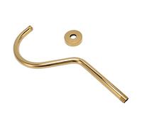 TIKATARER Reemplazo del Brazo de Extensión del Cabezal de Ducha, Tubo de Extensión del Cabezal de Ducha Ajustable con Cuello de Cisne Ajustable en Forma de S a Prueba de Fugas de Acero Inoxidable,
