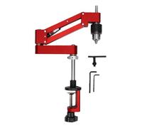 TIKATARER Soporte de Brazo de Roscado en Voladizo Ajustable de Metal, Roscado de Marco de Soporte de Taladro, con Perilla de Bloqueo, Rotación de Múltiples ángulos