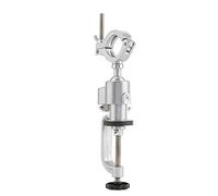 TIKATARER Soporte de Broca de Aleación de Aluminio para Bancos de Trabajo, | Soporte para herramientas eléctricas con abrazadera para taladrar, pulir y pulir, cubierta de goma