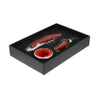 TIKODIDA Juego de 3 Sacacorchos para Vino Tinto Vertido Preciso y Anillo Antigoteo, Adecuado para Bares y Cenas Amigos