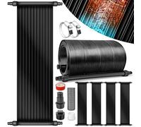 tillvex Calefactor Solar para Piscina 60 x 600 cm | Sistema de Calefacción Ecológico | Manta Térmica de Piscina Set Completo | Panel Solar Calentador de Agua