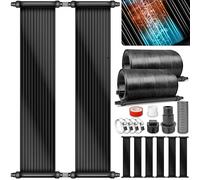 tillvex Calefactor Solar para Piscina | Sistema de Calefacción Ecológico | Manta Térmica de Piscina Set Completo | Panel Solar Calentador de Agua (120 x 600 cm)