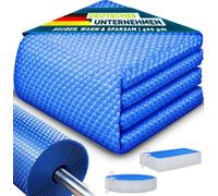 tillvex Cubierta solar premium para piscinas, 400 µm, rectangular, 800 x 400 cm | Lámina solar térmica recortable | Cubierta solar | Calefacción de piscinas | Cubierta solar para calentar agua