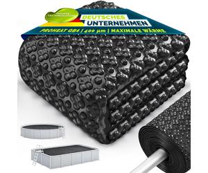 tillvex® Elite Pool Solarfolie 400 µm Rechteckig 300x200 cm | Premium Solarplane ProHeat QB4 Wärmeplane zuschneidbar | Solarabdeckplane zuschneidbar | Solarabdeckung Poolheizung für Wassererwärmung