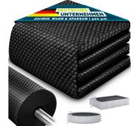 tillvex® Premium Pool Solarabdeckplane 400 µm Rechteckig 732x366 cm | Solarfolie Wärmeplane zuschneidbar | Solarplane Solarabdeckung | Poolheizung Poolsolarplane für Wassererwärmung