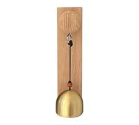 Timbre De Campana Para Puerta Artesanal De Madera Con Sonido