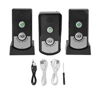 Timbre de Llamada Inalámbrico, Timbre de Intercomunicación de Voz, Carga USB, Kit de Intercomunicación de Timbre de Casa Inteligente para el Hogar, 1000 M de Larga Distancia,