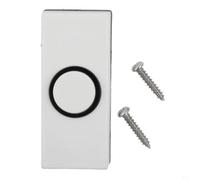 Timbre de puerta con cable duro pulsador de plástico para pared, 55 mm | Plástico, diseño moderno, 55x24x15mm, para la oficina en casa para la fábrica del hospital del hotel