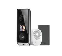 Timbre de vídeo inteligente EZVIZ EP8 Ultra kit timbre de vídeo 160° Negro y plata 2 MP con timbre - Nuevo