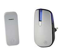 Timbre inalámbrico con alcance de 100 metros (Receptor a 230V)