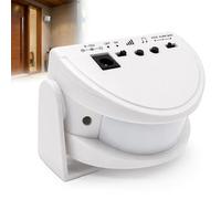 Timbre Inalámbrico con Sensor Movimiento Alarma Puerta Infrarrojo PIR | Detector Presencia Inalámbrico, 3 Modos Inteligentes, 32 Melodías, para Casa Tienda Oficina Seguridad y Control de Entrada