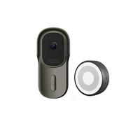 Timbre Inteligente WiFi 1080P con Vista Amplia, Aplicación Tuya Life, IP65, Resistente Al Agua, con Audio y Videoportero de 2 MP.