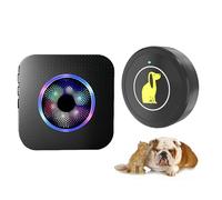 Timbres para perros para salir fuera, timbre inalámbrico para mascotas, entrenador impermeable 5 niveles volumen para exterior señalización interior jardín casa apartamento