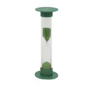 TimeTEX Juego de 5 Relojes de Arena, 10 cm de Alto, 2,5 cm de diámetro (1 Unidad de Tiempo)