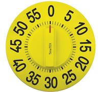 TimeTEX - Reloj con Pantalla de Tiempo números XL | Temporizador magnético sin Pilas, con Esfera Normal y pitido al Final del Tiempo de Funcionamiento | Contenido: Temporizador Amarillo/Negro