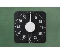 TimeTEX Reloj de duración de la Hora, Negro/Blanco