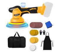 Timisea Juego de pulidora de coche para Makita 18 V batería pulidora de coche con 8 niveles de regulación de velocidad para coche y hogar, incluye accesorios y bolsa (sin acuu)