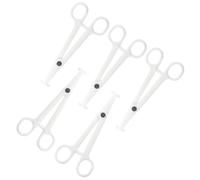 TINEASUR Alicates Diagonales Desechables para Profesionales Embalaje Individual 5 Piezas Acción Ligera y Ajuste Completo, Material Plástico y Silicona para Perforaciones Corporales