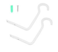 TINEASUR Soporte de Gancho para Maceta, Gancho para Soporte de Planta de Hierro, 2 Piezas, 15 cm, fácil de Instalar, para jardín y Entrada