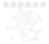 TINEASUR Soportes de Plástico para Tarjetas de Mesa y Baraja de Cartas, 100 Piezas, Resistentes y No se Deforman, Ideales para Oficina y Hogar