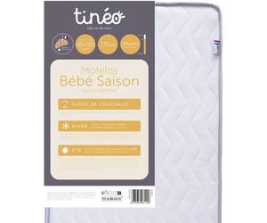 Tineo Colchón de Bebé 60 x 120 cm, 11 cm de Grosor