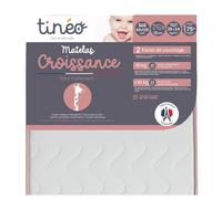 Tinéo - Colchón para bebé, 60 x 120 x 12 cm, 1 Cara de bebé, 10 kg, 1 Cara de bebé, 10 kg, Fabricado en Francia