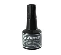 Tinta líquida horse negra 30ml en botella acrílica