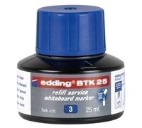 Tinta rotulador edding pizarra frasco 25 ml. btk25 azul