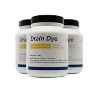 Tinte trazador para detección de fugas 200 gr - Tinte para la detección de fugas piscina - liquido detector fugas (Amarillo) Muy eficaz, uso muy sencillo, mezclar y listo