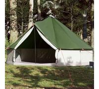 Tipi - Tienda de campaña familiar para 6 personas, color verde con diseño impermeable y práctica bolsa de almacenamiento