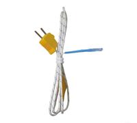 Tipo alambre del termopar de K para la parrilla del horno, cable del sensor | Para aislamiento de fibra de vidrio, conector de latón, ancho para rango de temperatura
