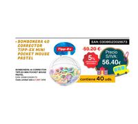 TIPP-EX BOMBONERA 40 CORRECTOR TIPP-EX MINI POCKET MOUSE PASTEL CORRECTOR RATON