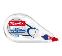 TIPP-EX Corrector Borrador Cinta Correctora MINI POCKET MOUSE 5 mm x 6 mt, Secado Rápido, Resistente a Desgarros y Roturas, Secado Instantáneo, Larga Duración, Material Escolar y Oficina, Vuelta al Co