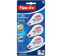 Tipp-Ex Mini Pocket Mouse Cintas Correctoras - Corrector de Bolígrafos - 6 m x 5 mm Blíster de 3
