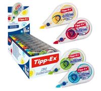 BIC Cinta correctora Tipp-Ex Mini Pocket Mouse 6 m x 5 mm Colores surtidos Caja de 10 unidades