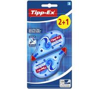 Tipp-Ex Pocket Mouse,Cinta Correctora, Óptimo para la Escuela y Oficina, Paquete de 3, 10 x 4,2 mm (Blanco)