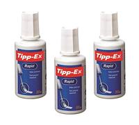 Tipp-Ex Rapid Correction Fluid (Value Pack of 2, Plus 1 Free)