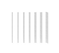 Tira de barra de acero cuadrada blanca Herramienta de torneado de torno CNC, herramientas de acero de alta velocidad de 10-12mm, hoja en blanco blanca(10x20x200)