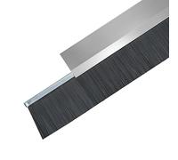 Tira de cepillo for puerta, tira aleación aluminio, for, burlete, pelado, multicolor, varios tamaños(H,4cm/1.6in)